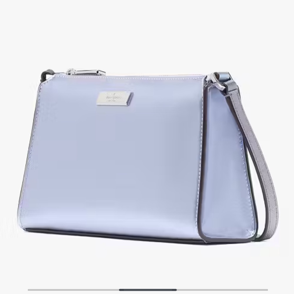 Stunning Kate Spade Kenzie Mini Crossbody in Metallic Candied Flower NWT - Picture 3 of 10